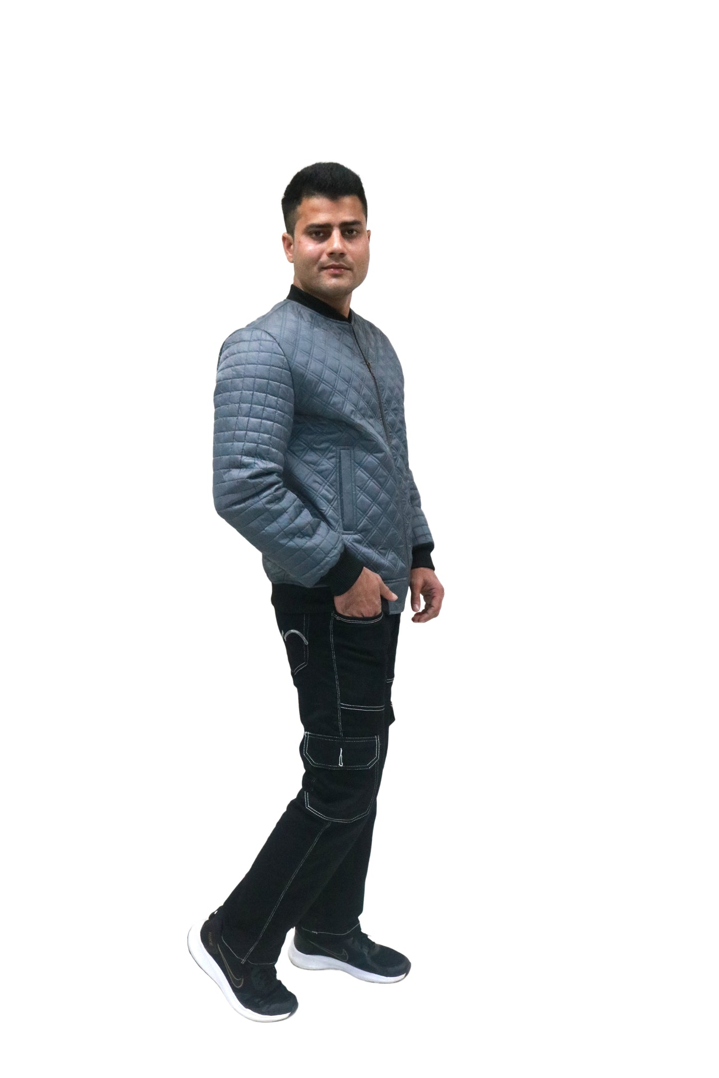Men's Winter Jacket Custom Made For Winter Clothing Blue Winter Dress African Clothing Men Winter Coat Man Winter Coat Bomber jacket
