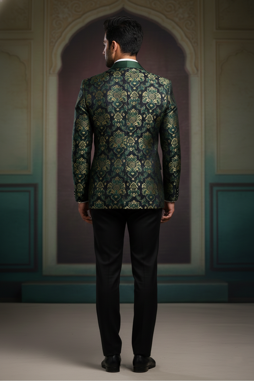 The Emerald Sovereign: A Fusion of Heritage and Modern Tailoring