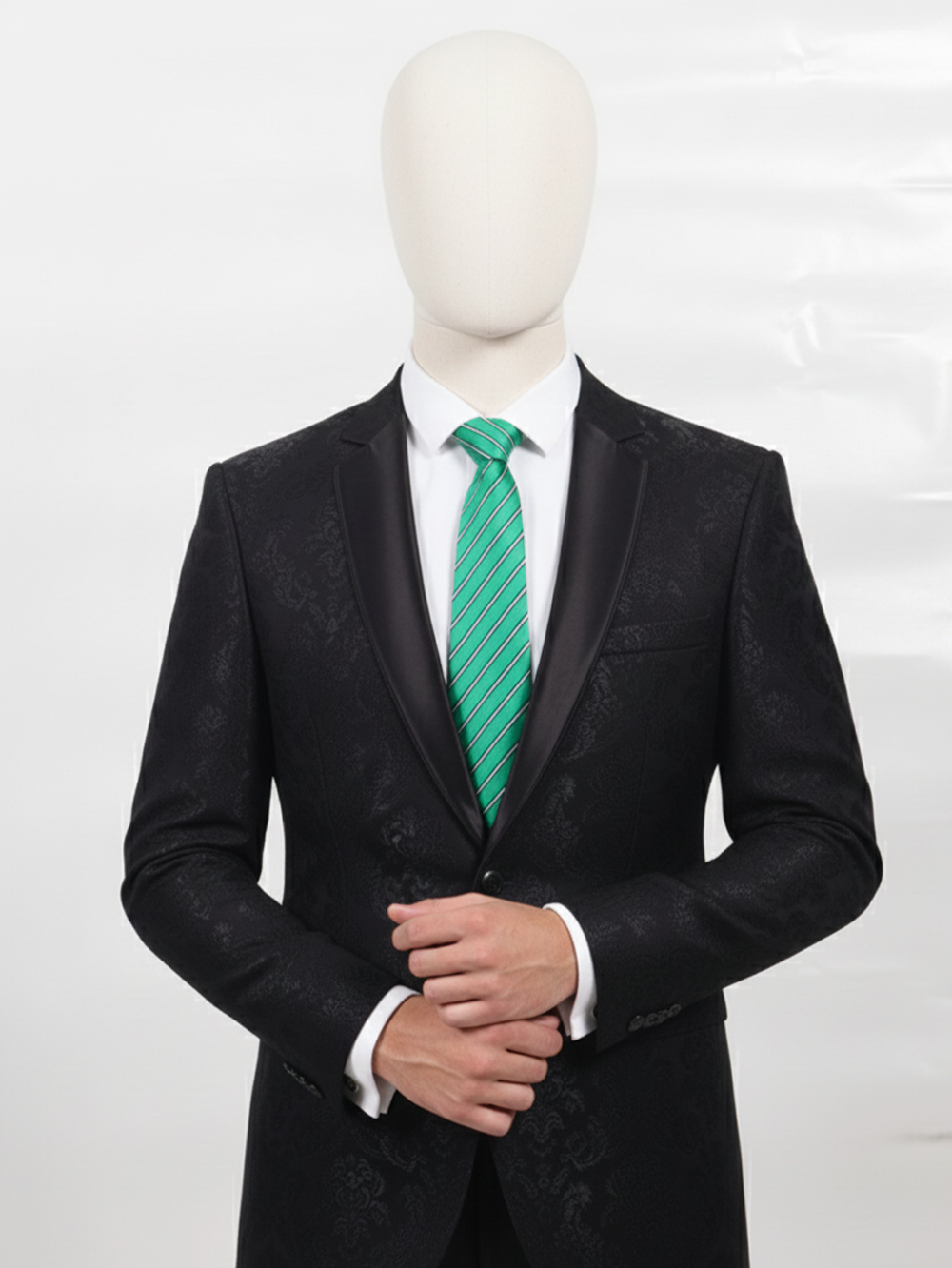 Seafoam Green Necktie – Soft Pastel Elegance