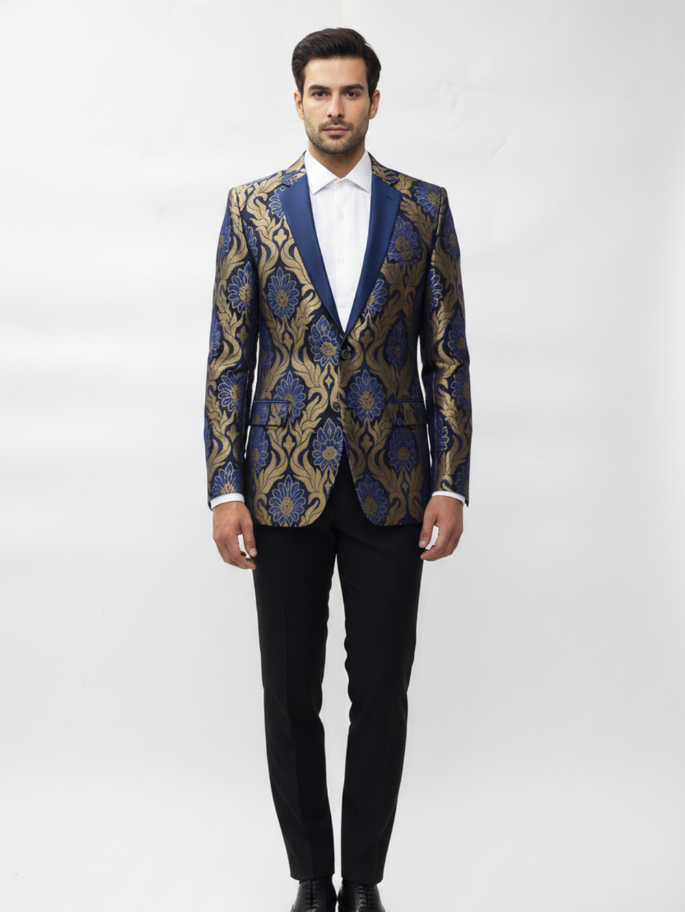 Elegant Mens Wedding Wear Jacquard Blazer for Grand Celebrations and Timeless Style