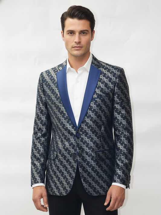Mens Classic Fit Blazer-Stylish Formal Jacket, Tailored Design, Comfortable Fit, Premium Fabric, Perfect for Office, Parties, Events, Everyday Wear