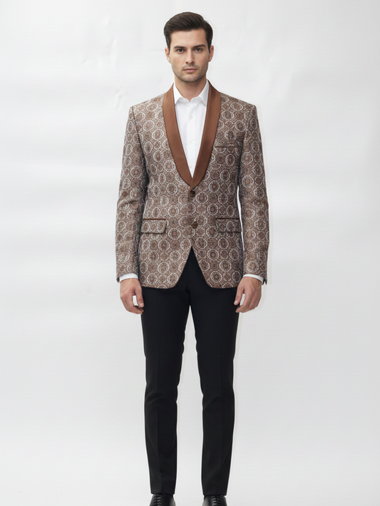 Mens Luxury Evening Wear Blazer for Sophisticated Nights and Premium Statement Style