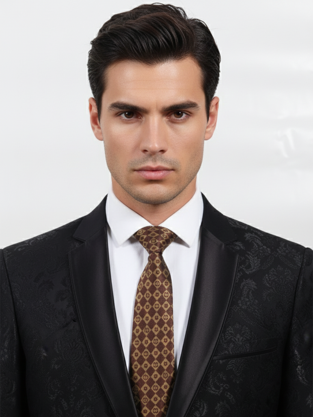Red Art Silk Tie – Classic Elegant Finish
