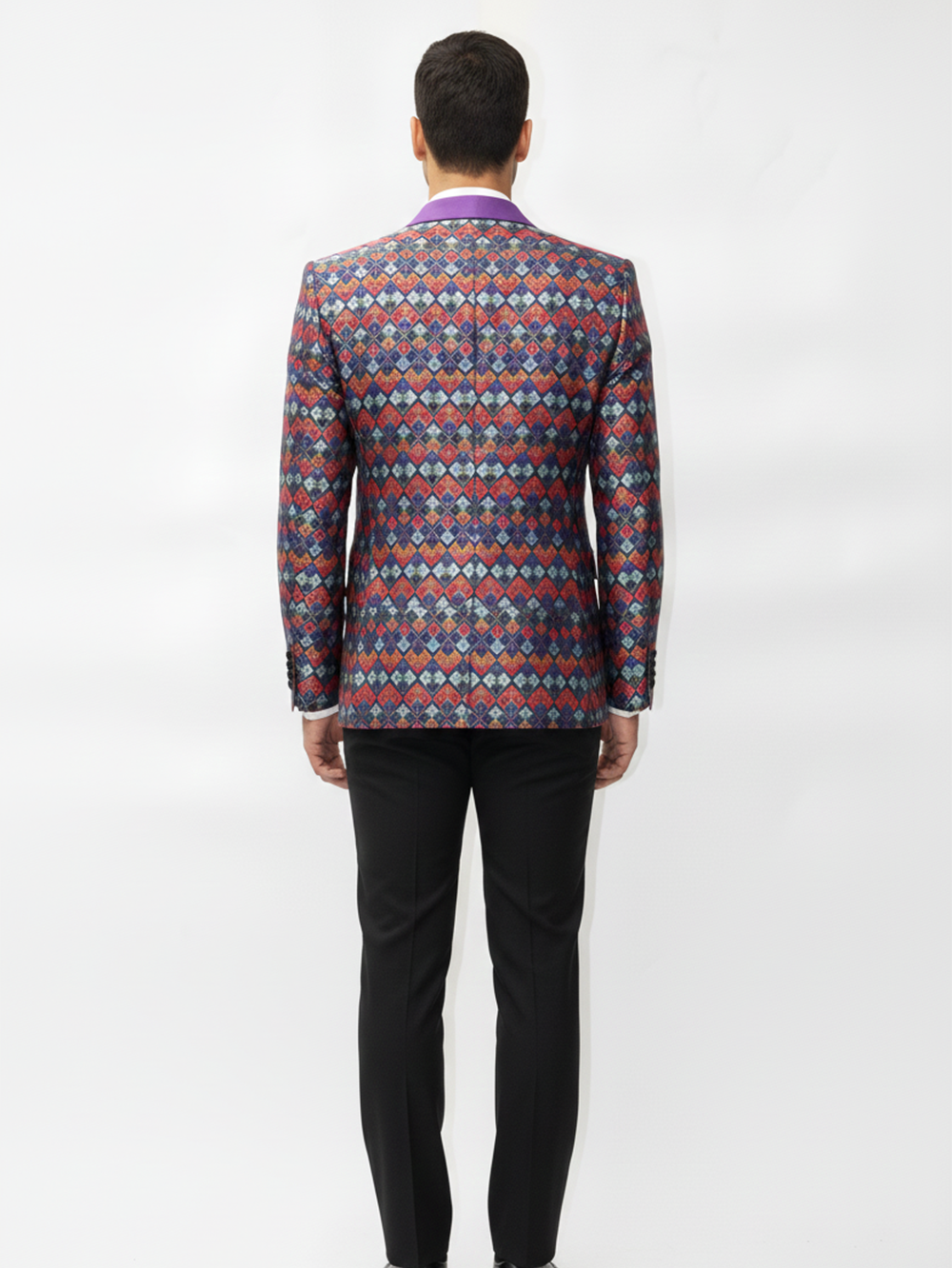 Stylish Mens Formal Jacquard Blazer-Premium Tailoring, Elegant Patterns, Comfortable Fit, Versatile Office and Party Wear