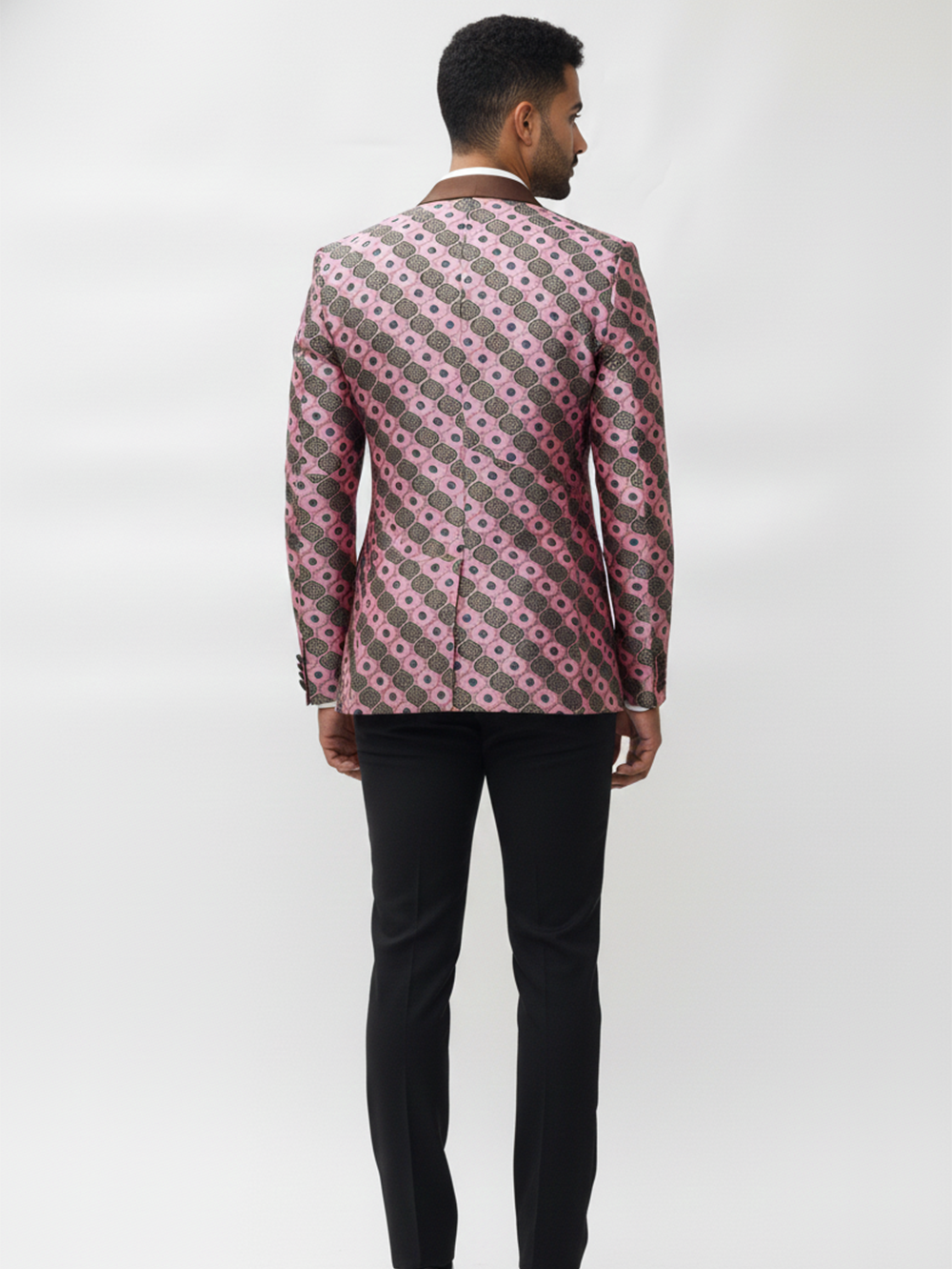 Mens Contemporary Ethnic Fusion Blazer for Modern Festive Style and Cultural Elegance