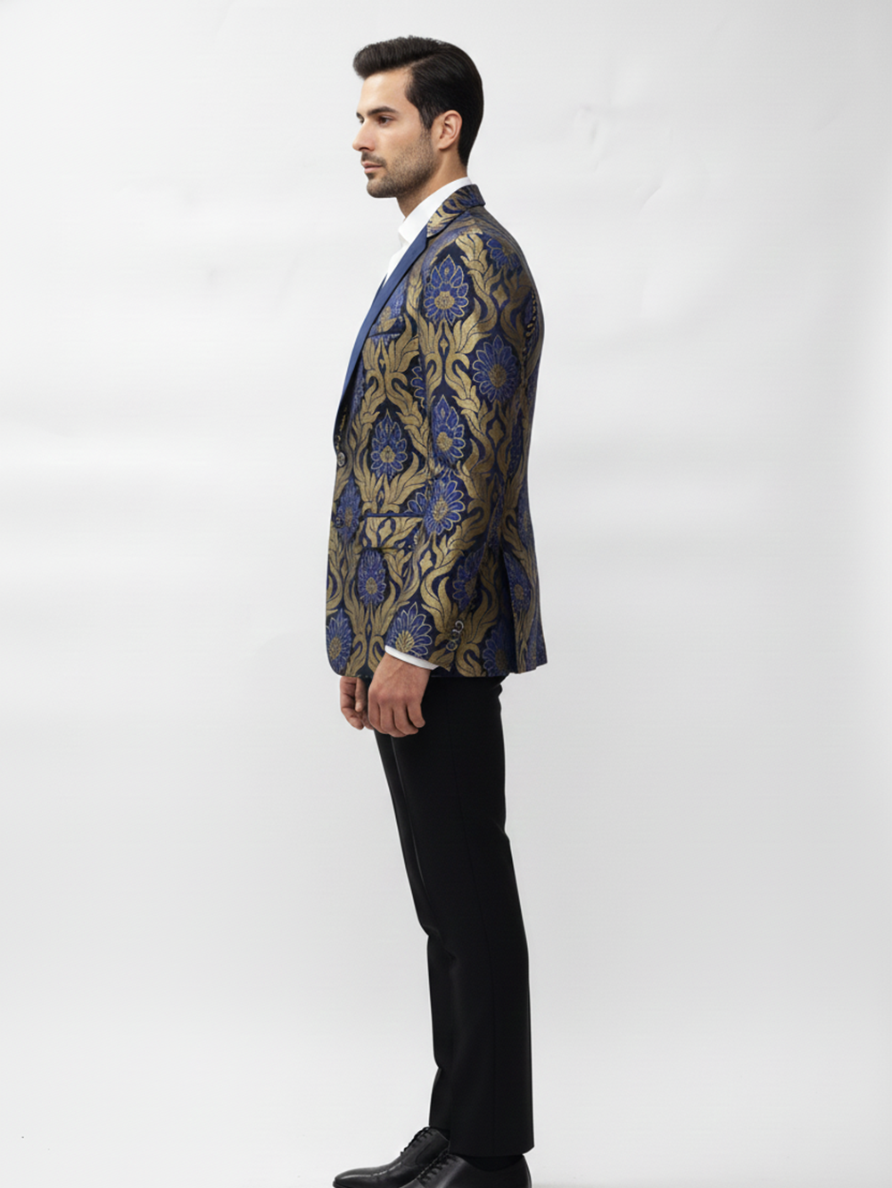 Elegant Mens Wedding Wear Jacquard Blazer for Grand Celebrations and Timeless Style