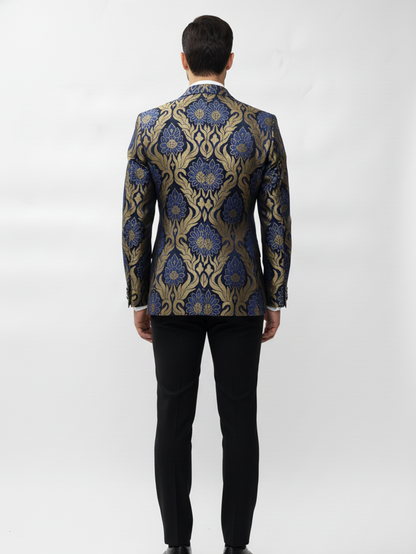 Elegant Mens Wedding Wear Jacquard Blazer for Grand Celebrations and Timeless Style