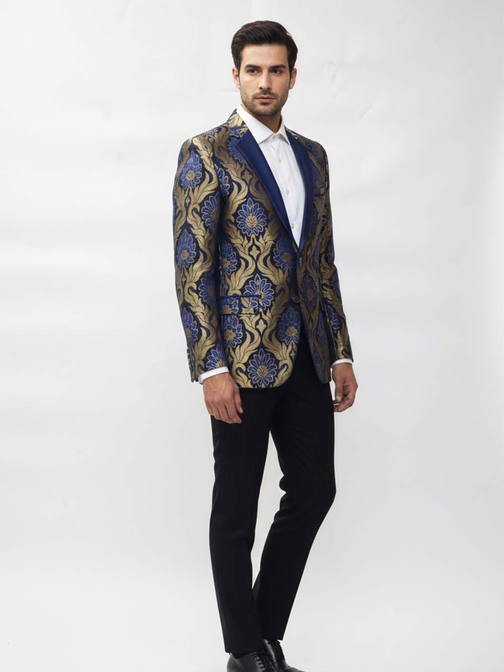Elegant Mens Wedding Wear Jacquard Blazer for Grand Celebrations and Timeless Style