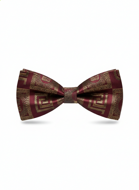 The Gilded Garnet: Dark Red and Rose Gold Elegance