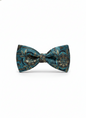 The Emerald Sterling:Green & Silver Bow Tie