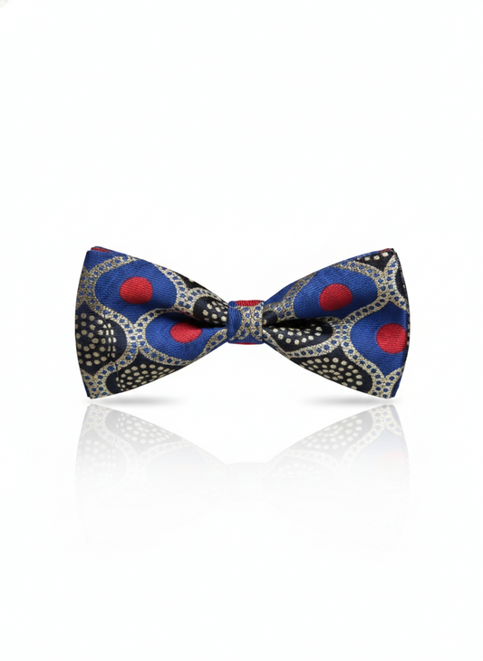 Radiant Rose & Sterling Shimmer: The Ultimate Statement Bow Tie