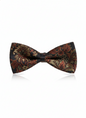 The Royal Crimson: Gilded Red Sovereign Bow Tie