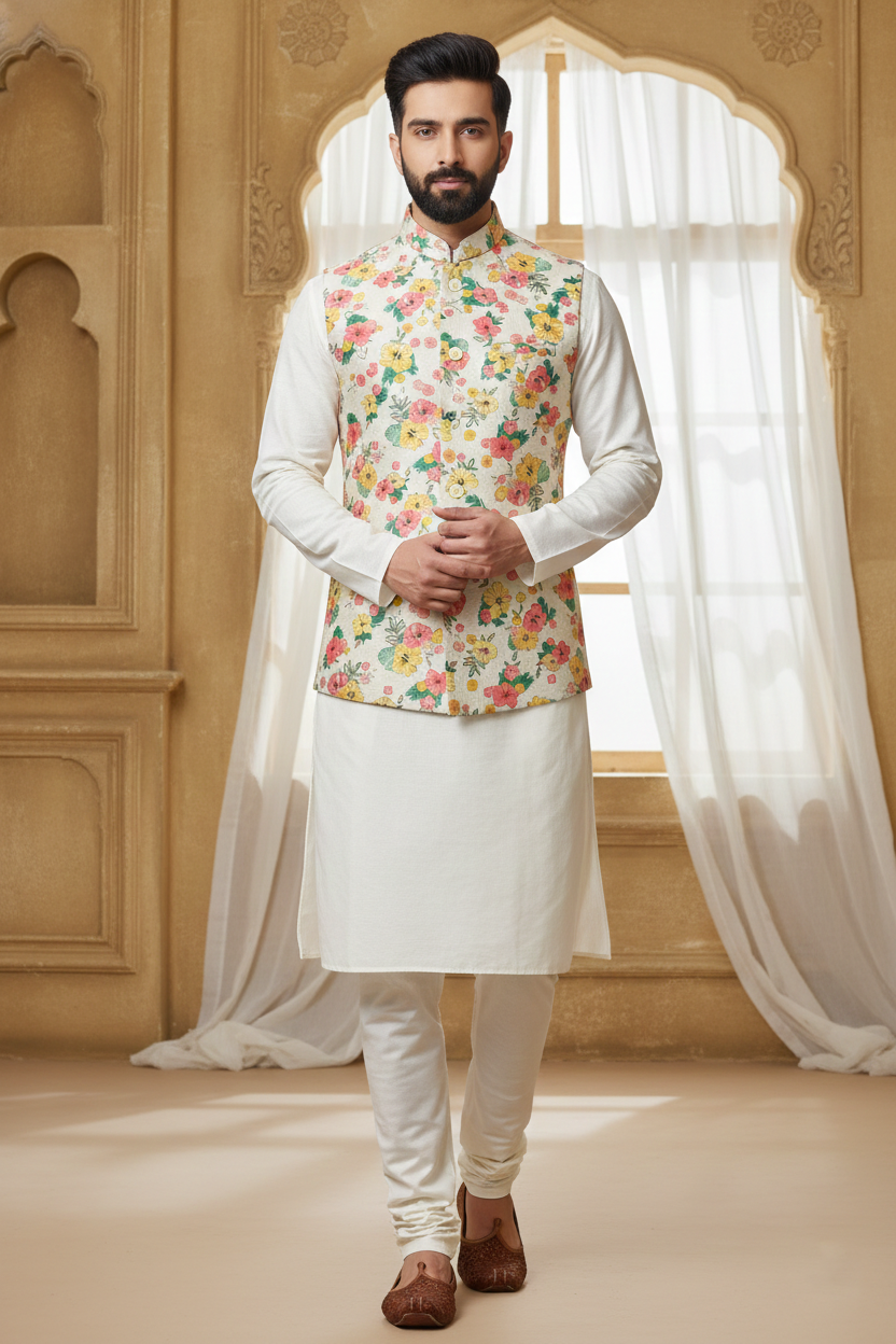 SuVBer Solstice: The Tropical Floral Waist Coat