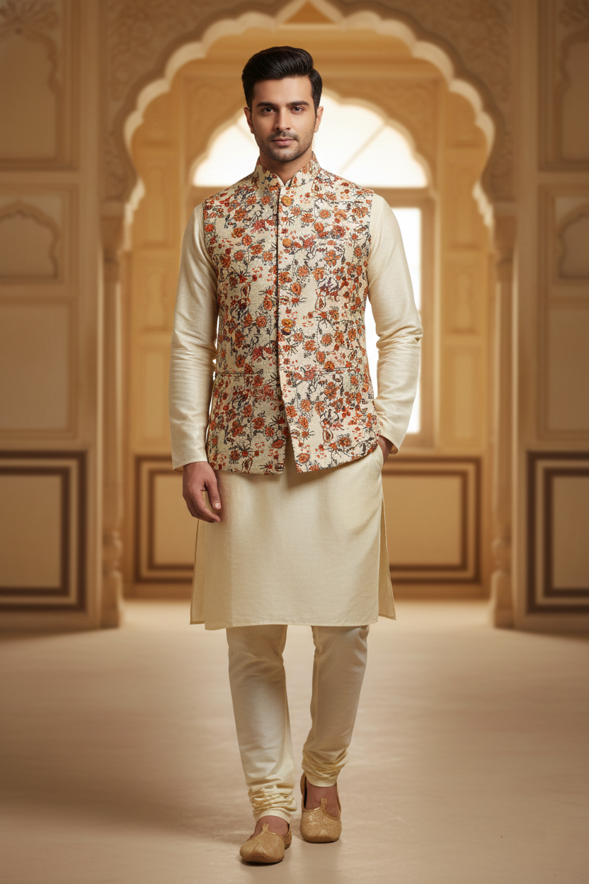 Saffron Splendor: A Masterclass in Traditional Warmth