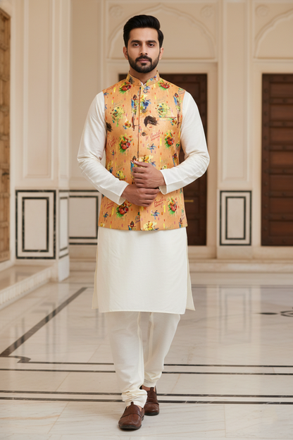 Title: Avant-Garde Heritage: The Illustrated Pop-Art Nehru Ensemble
