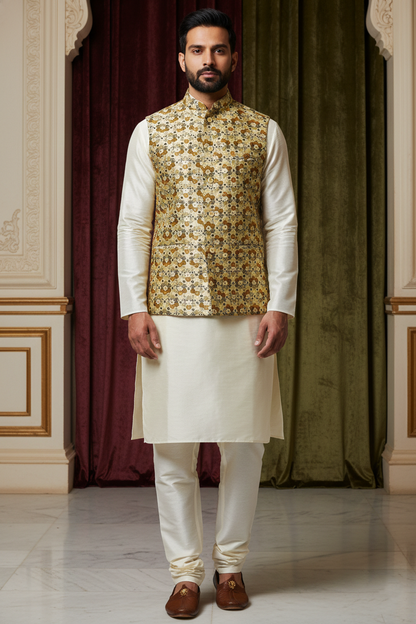 Gilded Serenity: A Fusion of Traditional Craft and Modern Polish