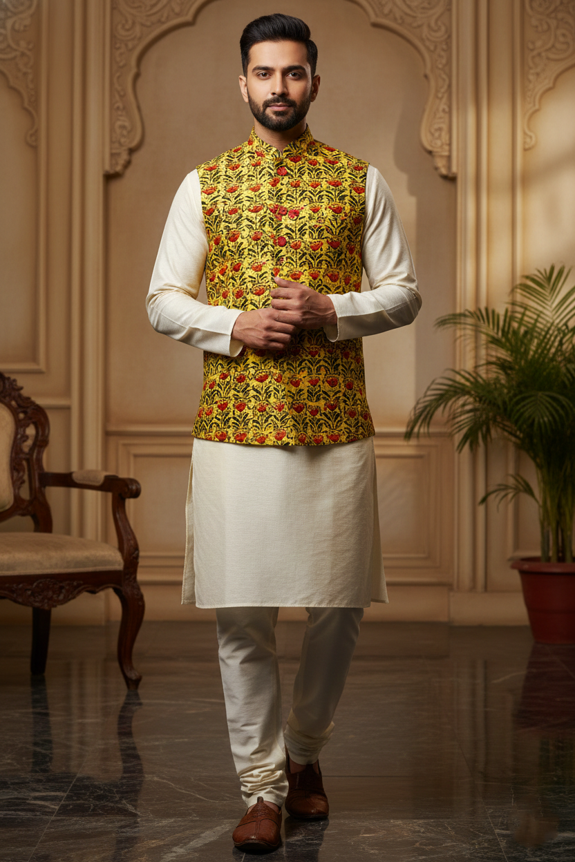 Golden Heritage: A Bold Expression of Ethnic Artistry