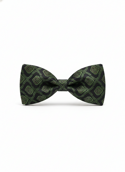 The Noir Mystique: Subtle Patterned Sophistication