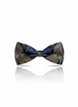 The Midnight Forest Bow Tie: Sophisticated Emerald & Azure Print