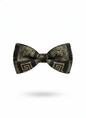 The Emerald Shadow: Premium Black & Forest Green Bow Tie