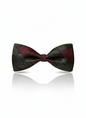 The Midnight Crimson: Premium Black & Deep Red Bow Tie