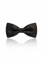 The Midnight Classic:Matte Black Bow Tie