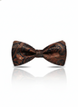The Crimson Slate: Premium Grey & Deep Red Bow Tie