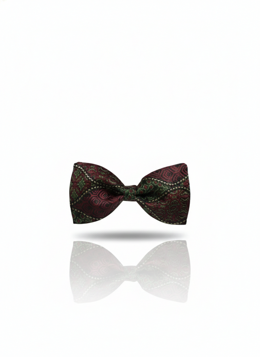 The Midnight Vineyard: Burgundy & Black  Tie