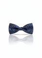 The Obsidian Azure: Midnight Blue  Bow Tie