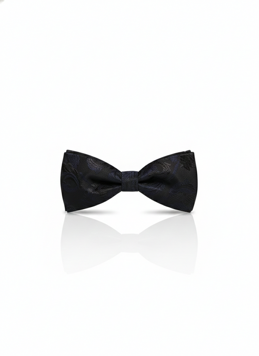 The Noir Essence: The Ultimate Classic Black Bow Tie