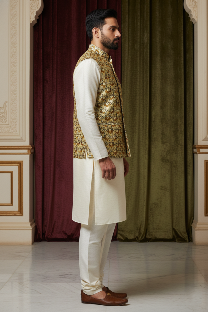 Gilded Serenity: A Fusion of Traditional Craft and Modern Polish