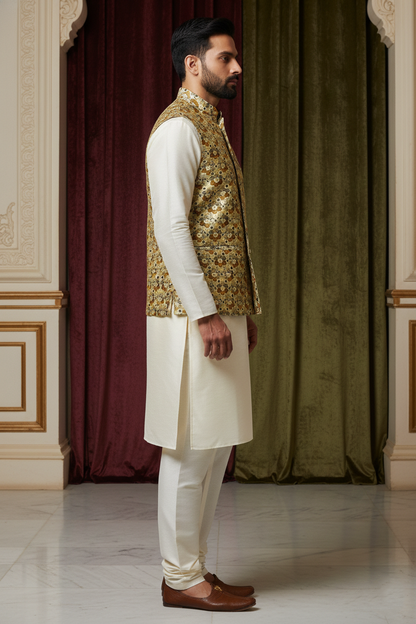 Gilded Serenity: A Fusion of Traditional Craft and Modern Polish