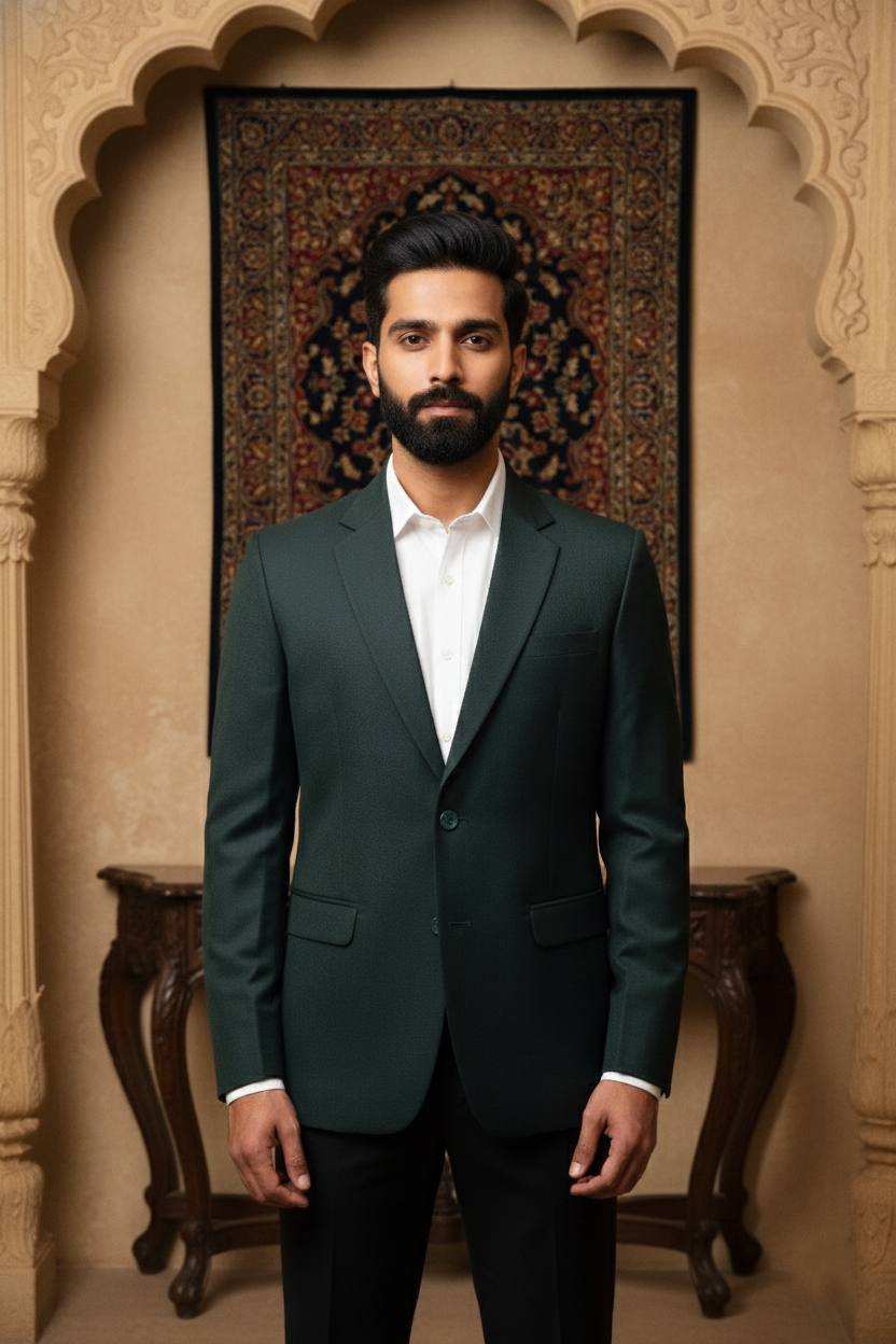 Mens Ethnic Fusion Blazer