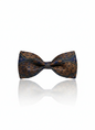 The Crimson Noir: Handcrafted Maroon & Dark Red Silk Bow Tie