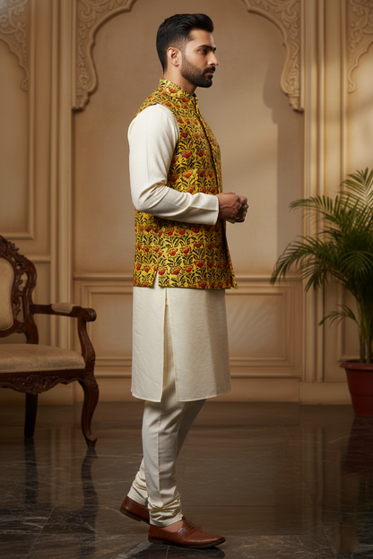 Golden Heritage: A Bold Expression of Ethnic Artistry