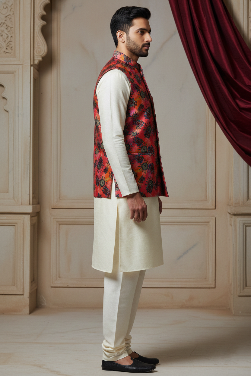 Vibrant Traditions: The Fusion of Floral Artistry and Classic Silk