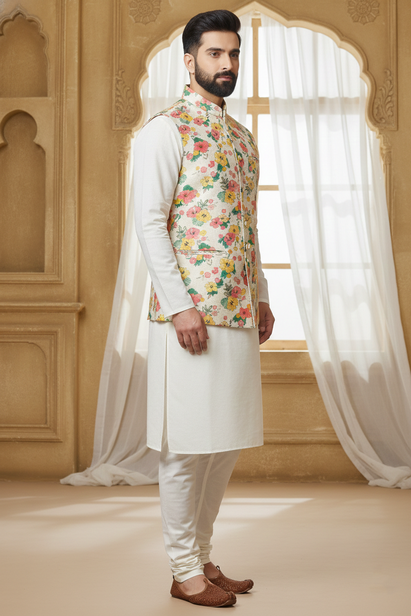 SuVBer Solstice: The Tropical Floral Waist Coat