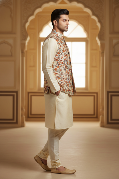 Saffron Splendor: A Masterclass in Traditional Warmth