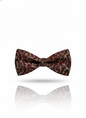 The Regal Monarch: Maroon & Gold Hand-Embellished Bow Tie