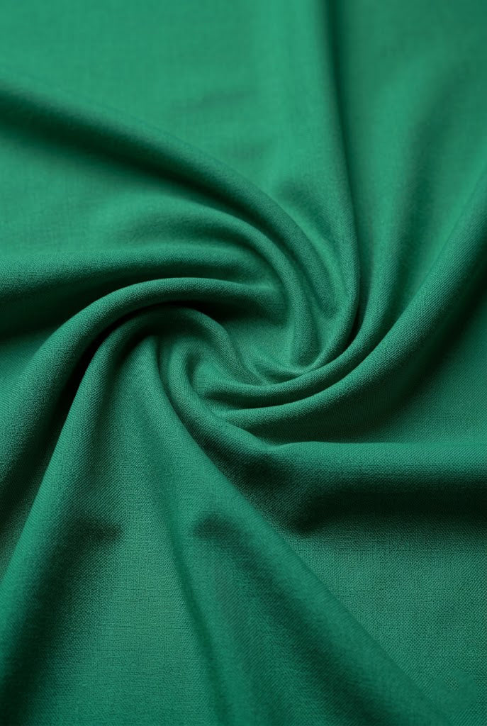 Emerald Forest Formal Turban , Jeweled Pleat Detail