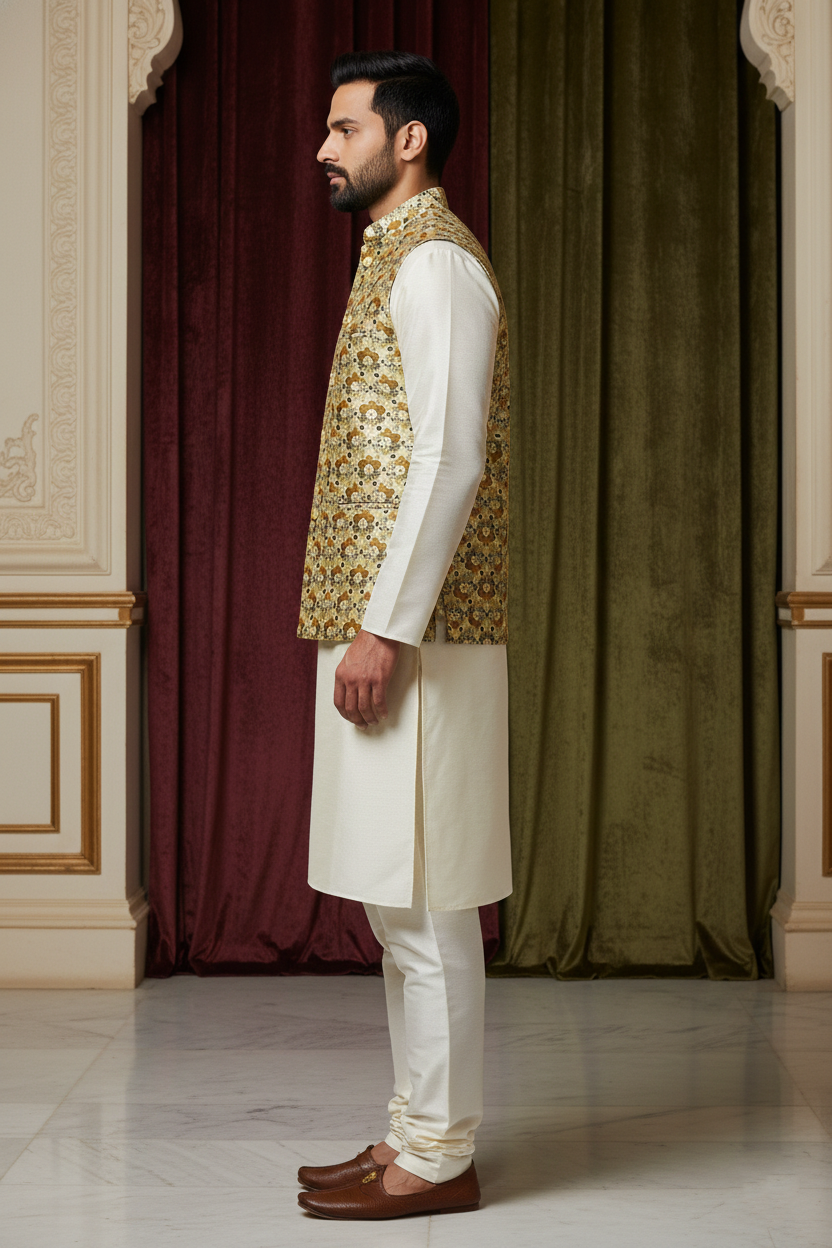 Gilded Serenity: A Fusion of Traditional Craft and Modern Polish