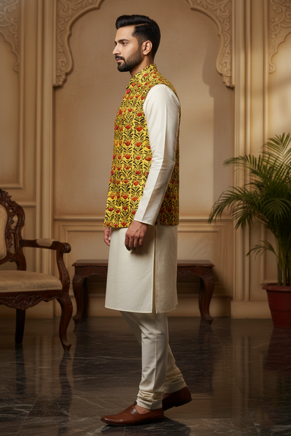 Golden Heritage: A Bold Expression of Ethnic Artistry