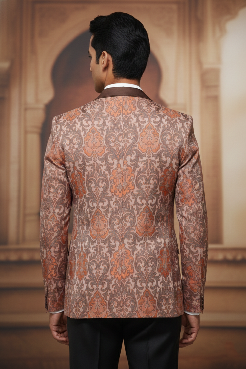 Heritage Bloom , Ornate Three-Piece Ceremonial Suit