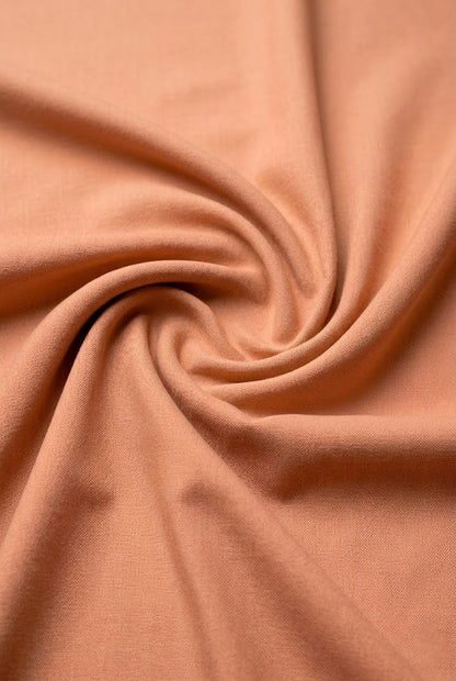 Elegant Peach Pleated Formal Turban , Soft Stretch Fit