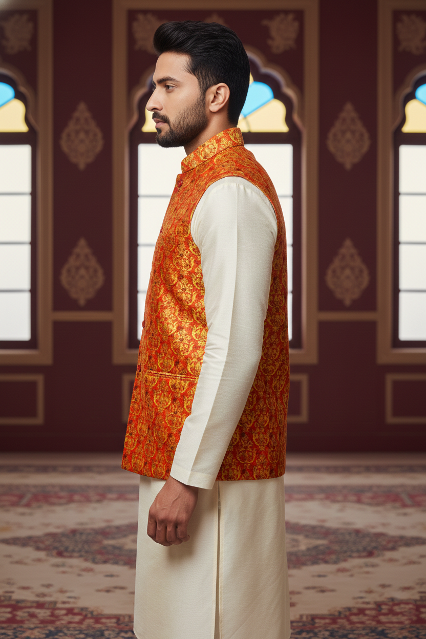 Imperial Radiance: The Fusion of Vibrant Artistry and Classic Silk