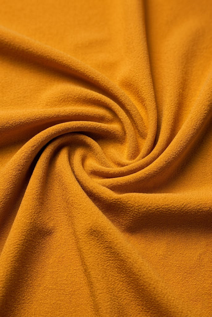 Burnt Rust Formal Turban , Luxe Pleated Stretch Wrap