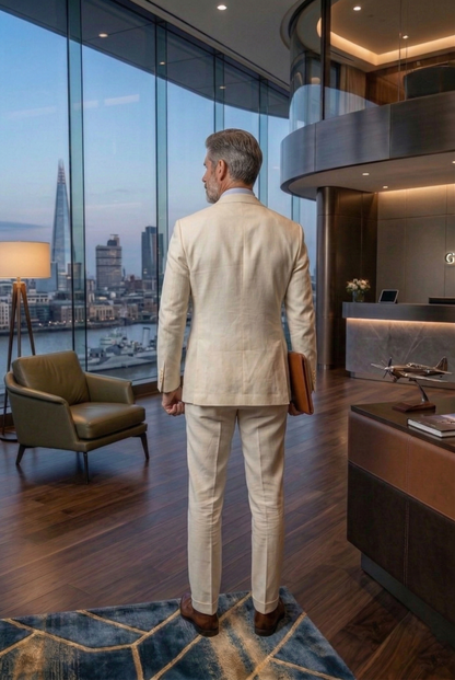 Men'sLuxury Slim-Fit Jetsetter Business Suits