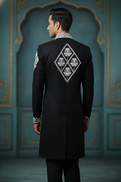 Noir Heritage , Embroidered Ceremonial Jacket