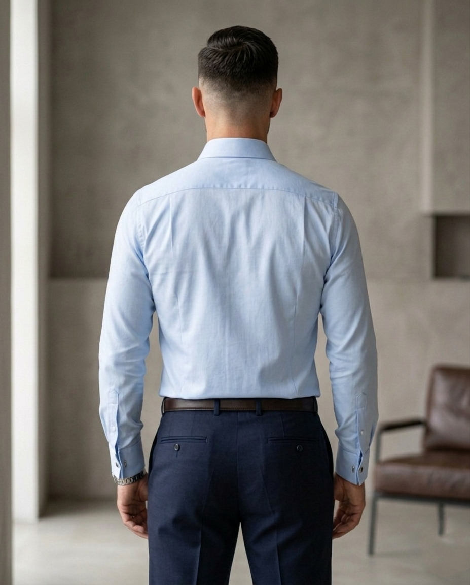 Men'sLight Blue Formal Shirt | Premium Slim Fit Office Wear Shirt
