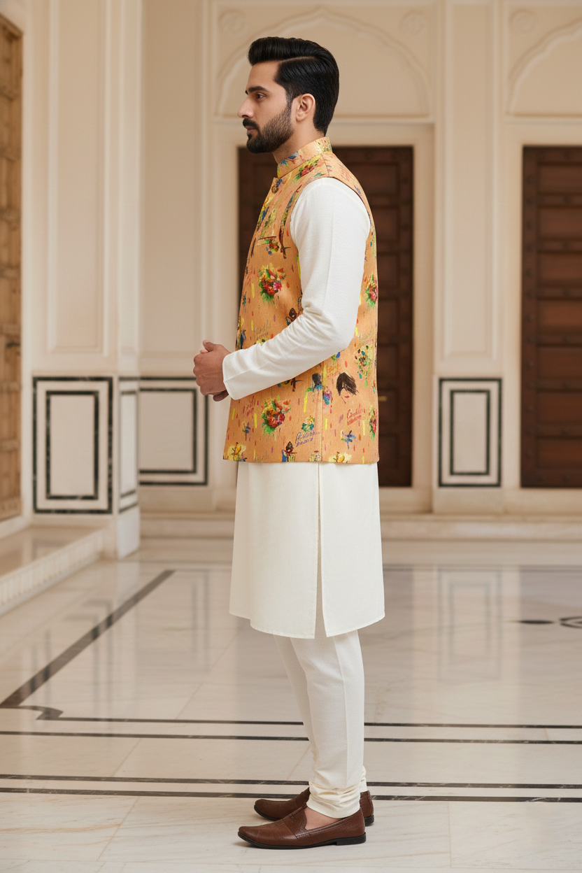 Title: Avant-Garde Heritage: The Illustrated Pop-Art Nehru Ensemble